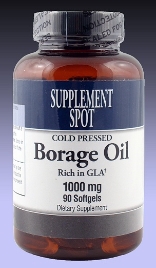 Borage Oil, 90 softgels, 1000 mg