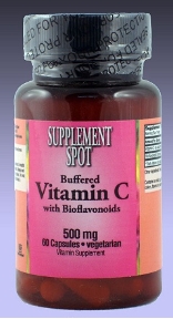 Vitamin C (Buffered), 60 vegicaps, 500 mg