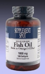Fish Oil, 100 softgels, 1000 mg