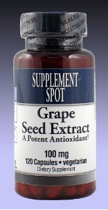 Grape Seed Extract 95%, 120 vegicaps, 100 mg