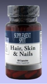 Hair, Skin, and Nails, 60 capsules