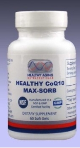 Healthy CoQ10 Max-Sorb, 60 softgels