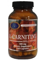 L-Carnitine, 120 capsules, 500 mg