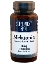 Melatonin, 180 tablets, 3 mg