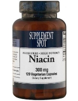 Niacin (no flush), 120 vegicaps, 300 mg