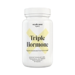 TRIPLE HORMONE: DHEA, Pregnenolone, Melatonin, 60 capsules