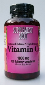 VITAMIN C, Sustained Release, 100 tablets, 1000 mg