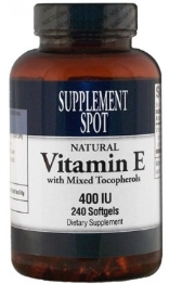 Vitamin E, 240 softgels, 400 IU