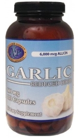 GARLIC, 180 capsules, 600 mg each ODORLESS