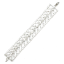 Crystal Bracelet Silver 001 -- 4mm Princess Cut shape Cubic Zirconia  with Polished Silver Finish (SKU: CrystalBraceletSilver001)