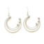Crystal Earrings 041 (Stud) --  Clear Swarovski Crystals with Polished Silver Finish (SKU: CrystalEarrings041)