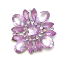 Crystal Jewelry Pin 009 --  Swarovski Crystals in Magenta (SKU: CrystalPin009)